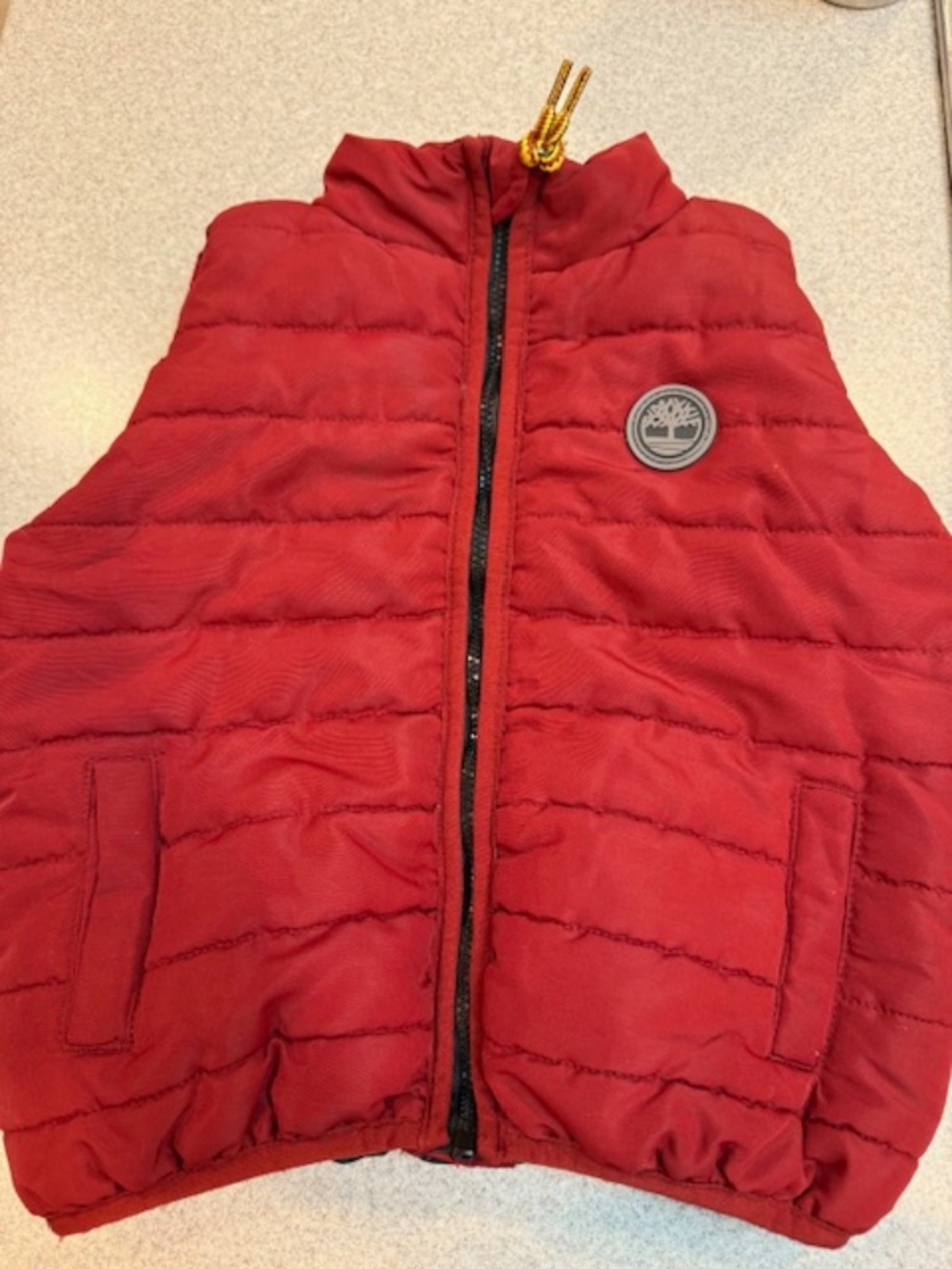 Timberland Toddlers 24 Mth Red Sleeveless Puffer Style Vest